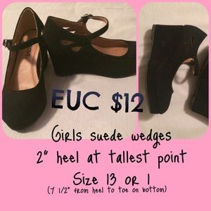 Girls Mary-Jane wedges